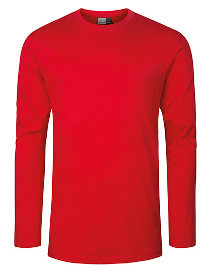 Promodoro Men´s Premium-T Long Sleeve Fire Red