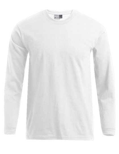 Promodoro Men´s Premium-T Long Sleeve White