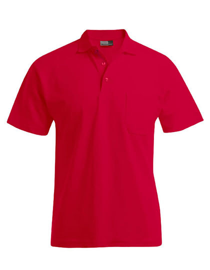 Promodoro Men´s Heavy Polo Pocket Fire Red