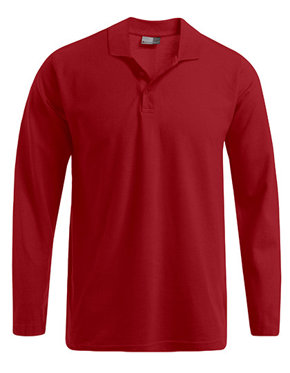 Promodoro Men´s Heavy Polo Long Sleeve Fire Red