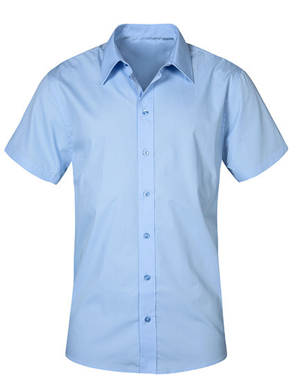 Promodoro Men´s Poplin Shirt Short Sleeve Light Blue