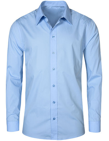 Promodoro Men´s Poplin Shirt Long Sleeve Light Blue
