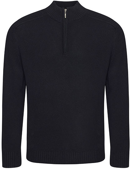 Ecologie Wakhan 1/4 Zip Sustainable Sweater Black