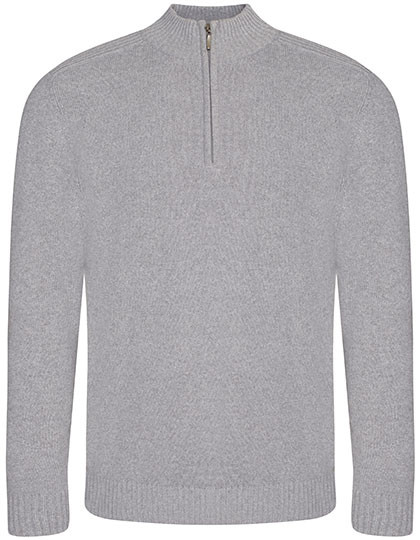 Ecologie Wakhan 1/4 Zip Sustainable Sweater Heather Grey
