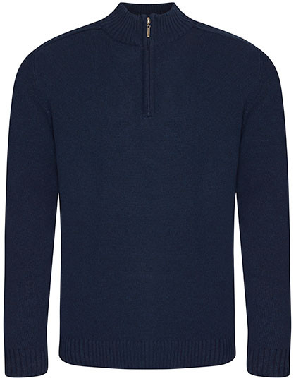 Ecologie Wakhan 1/4 Zip Sustainable Sweater Navy