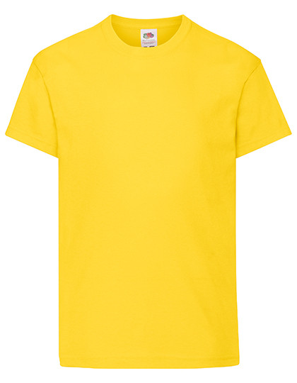 Fruit of the Loom Kids´ Original T Yellow