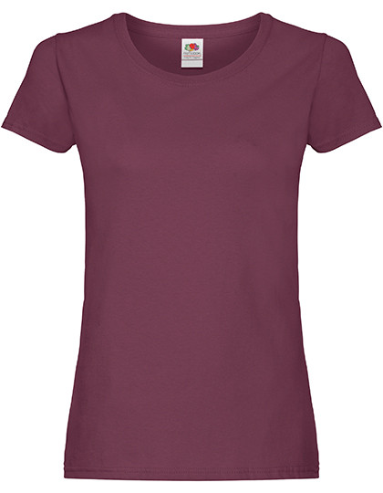 Fruit of the Loom Ladies´ Original T Burgundy