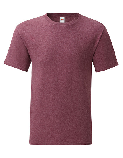 Fruit of the Loom Iconic T Heather Burgundy