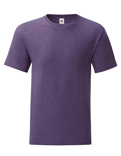 Fruit of the Loom Iconic T Heather Purple