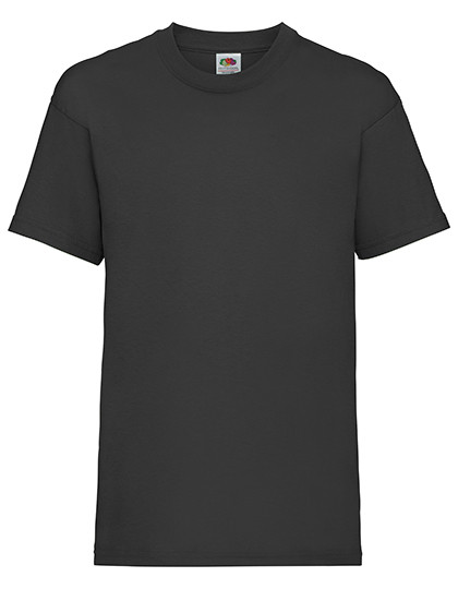 Fruit of the Loom Kids´ Valueweight T Black