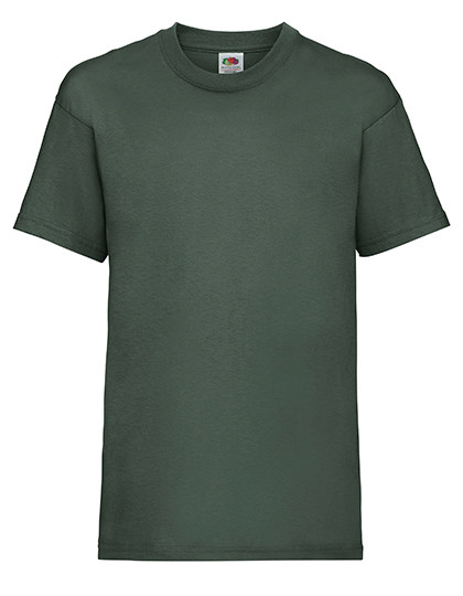 Fruit of the Loom Kids´ Valueweight T Bottle Green