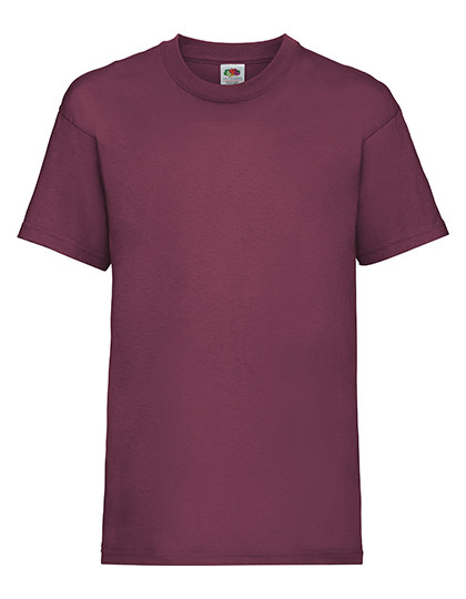 Fruit of the Loom Kids´ Valueweight T Burgundy