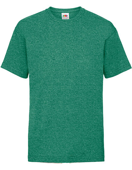 Fruit of the Loom Kids´ Valueweight T Retro Heather Green