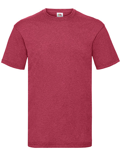 Fruit of the Loom Valueweight T Vintage Heather Red