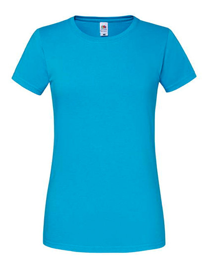 Fruit of the Loom Ladies Iconic 195 T Azure Blue
