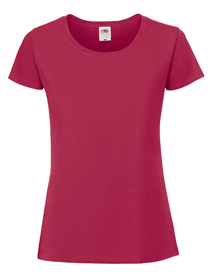 Fruit of the Loom Ladies Iconic 195 T Cranberry
