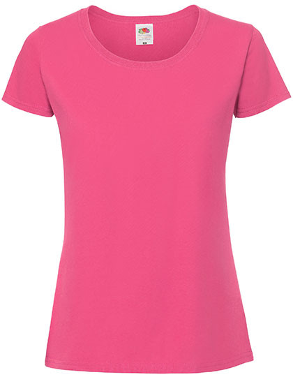 Fruit of the Loom Ladies Iconic 195 T Fuchsia