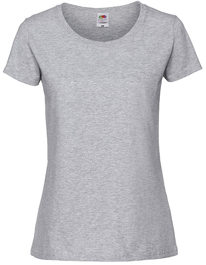 Fruit of the Loom Ladies Iconic 195 T Heather Grey