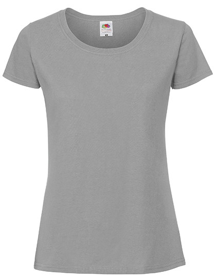Fruit of the Loom Ladies Iconic 195 T Zinc (Solid)