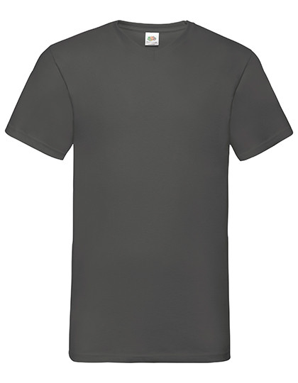 Fruit of the Loom Valueweight V-Neck T Light Graphite (Solid)