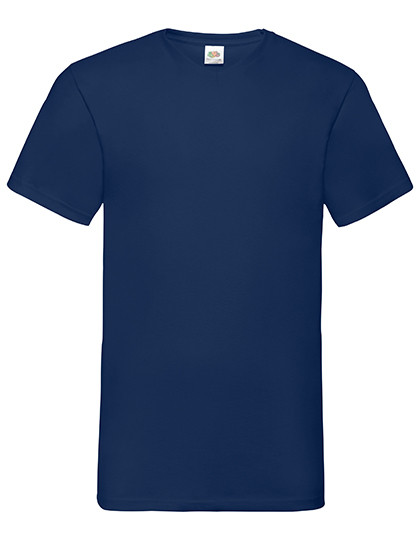 Fruit of the Loom Valueweight V-Neck T Navy