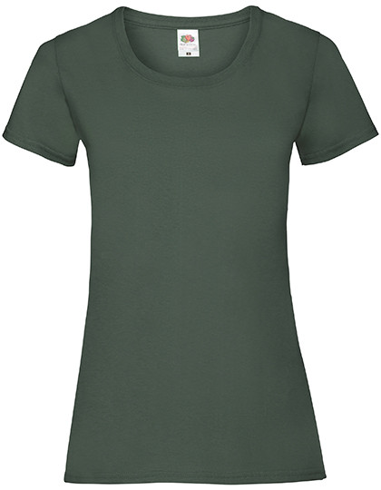 Fruit of the Loom Ladies´ Valueweight T Bottle Green