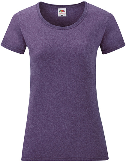 Fruit of the Loom Ladies´ Valueweight T Heather Purple