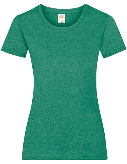 Fruit of the Loom Ladies´ Valueweight T Retro Heather Green