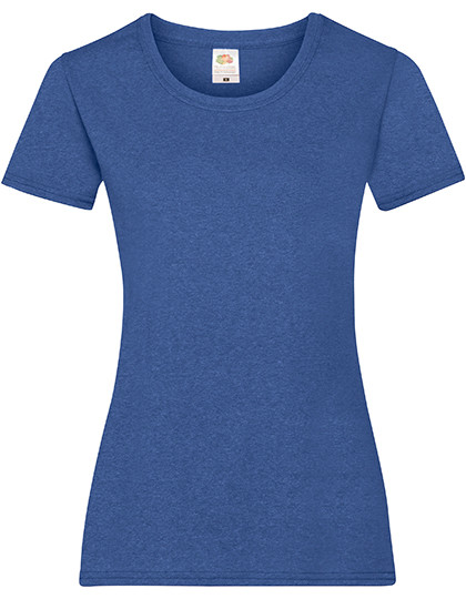 Fruit of the Loom Ladies´ Valueweight T Retro Heather Royal