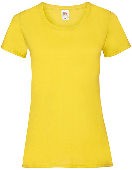 Fruit of the Loom Ladies´ Valueweight T Yellow
