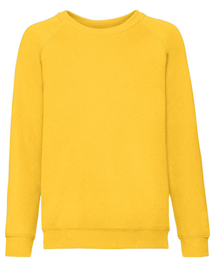 Fruit of the Loom Kids´ Classic Raglan Sweat Sunflower