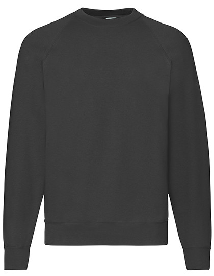 Fruit of the Loom Classic Raglan Sweat Black