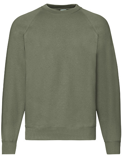 Fruit of the Loom Classic Raglan Sweat Classic Olive