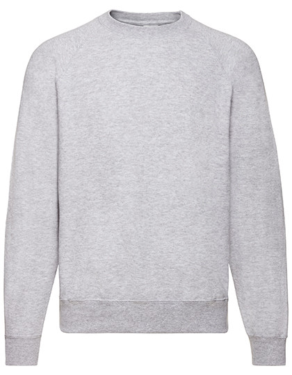 Fruit of the Loom Classic Raglan Sweat Heather Grey
