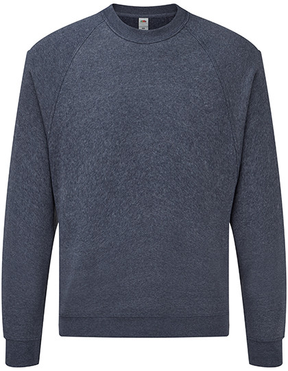 Fruit of the Loom Classic Raglan Sweat Heather Navy