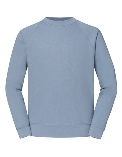 Fruit of the Loom Classic Raglan Sweat Mineral Blue