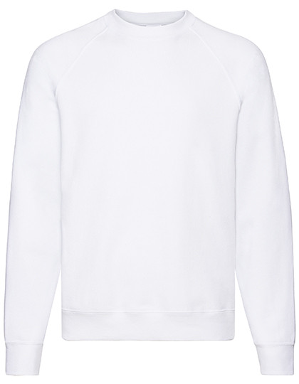 Fruit of the Loom Classic Raglan Sweat White