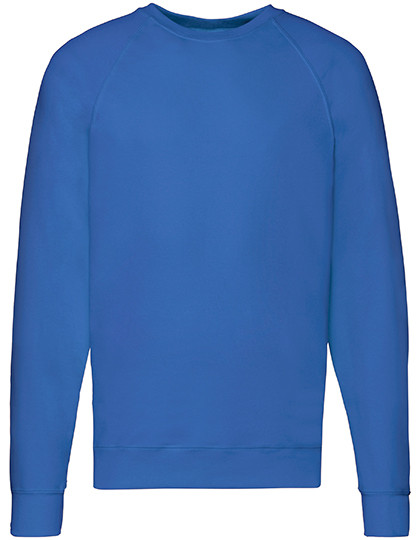 Fruit of the Loom Lightweight Raglan Sweat Royal Blue
