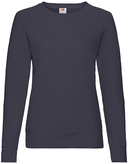 Fruit of the Loom Ladies´ Lightweight Raglan Sweat Deep Navy