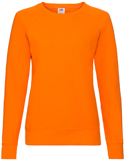 Fruit of the Loom Ladies´ Lightweight Raglan Sweat Orange