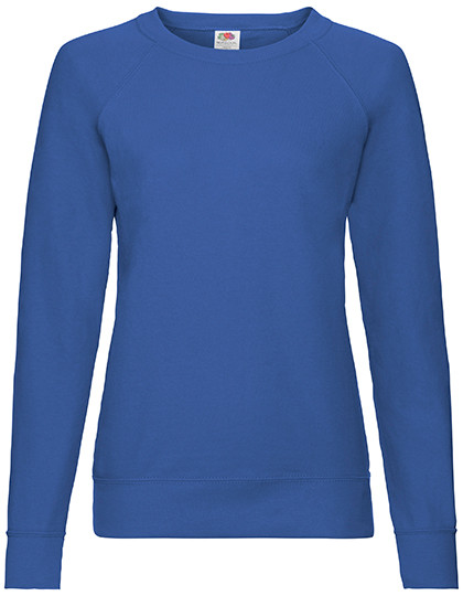 Fruit of the Loom Ladies´ Lightweight Raglan Sweat Royal Blue