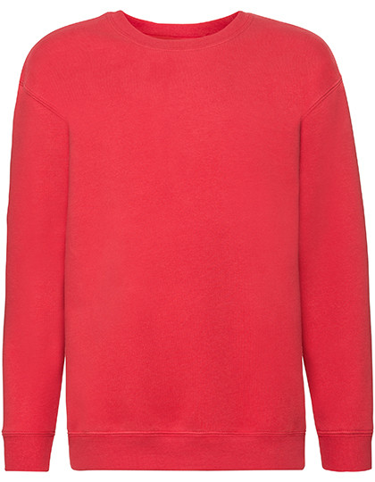 Fruit of the Loom Kids´ Premium Set-In Sweat Red