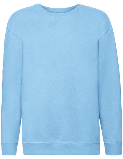 Fruit of the Loom Kids´ Premium Set-In Sweat Sky Blue