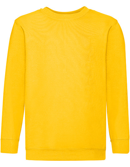 Fruit of the Loom Kids´ Classic Set-In Sweat Sunflower