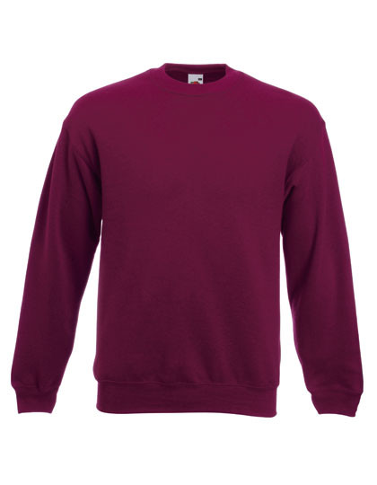 Fruit of the Loom Classic Set-in Sweat Burgundy