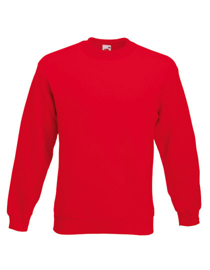 Fruit of the Loom Classic Set-in Sweat Red