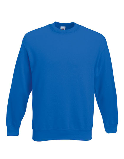Fruit of the Loom Classic Set-in Sweat Royal Blue