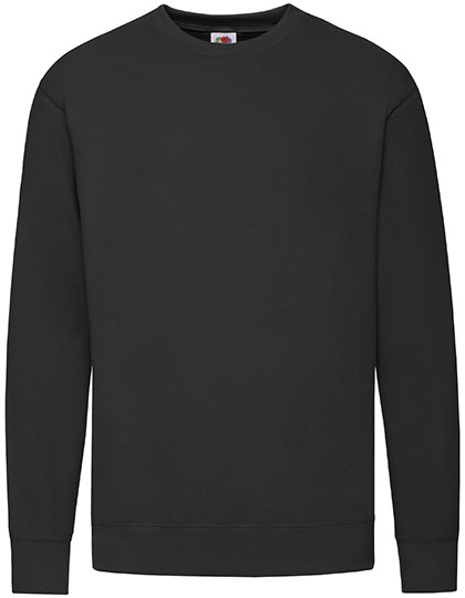 Fruit of the Loom Lightweight Set-In Sweat Black
