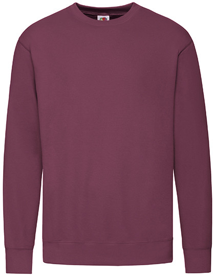 Fruit of the Loom Lightweight Set-In Sweat Burgundy