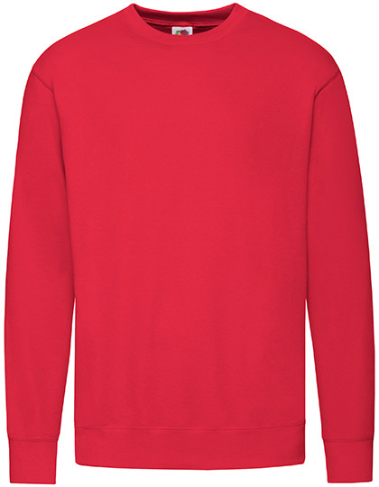 Fruit of the Loom Lightweight Set-In Sweat Red